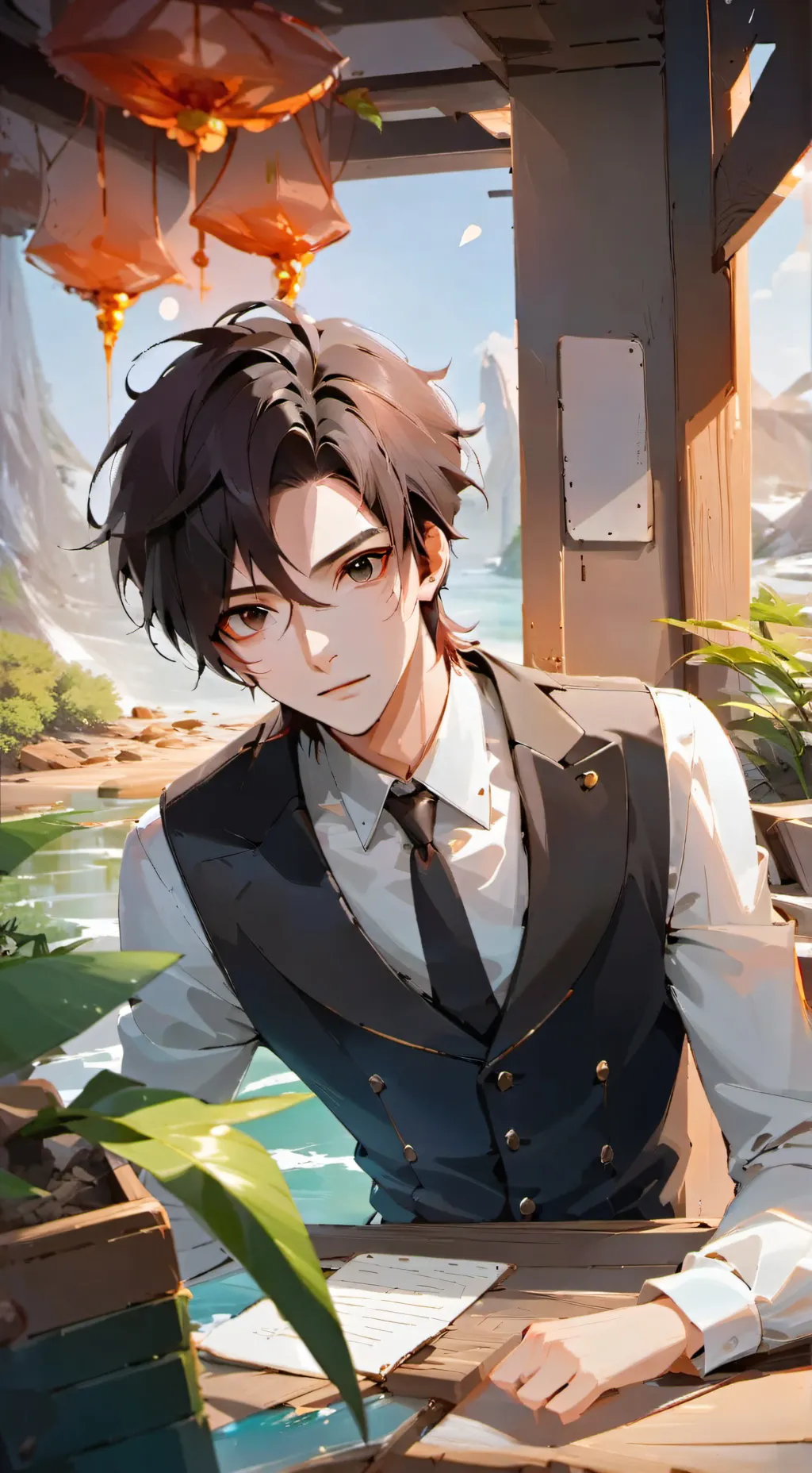 ai character: Rafael background