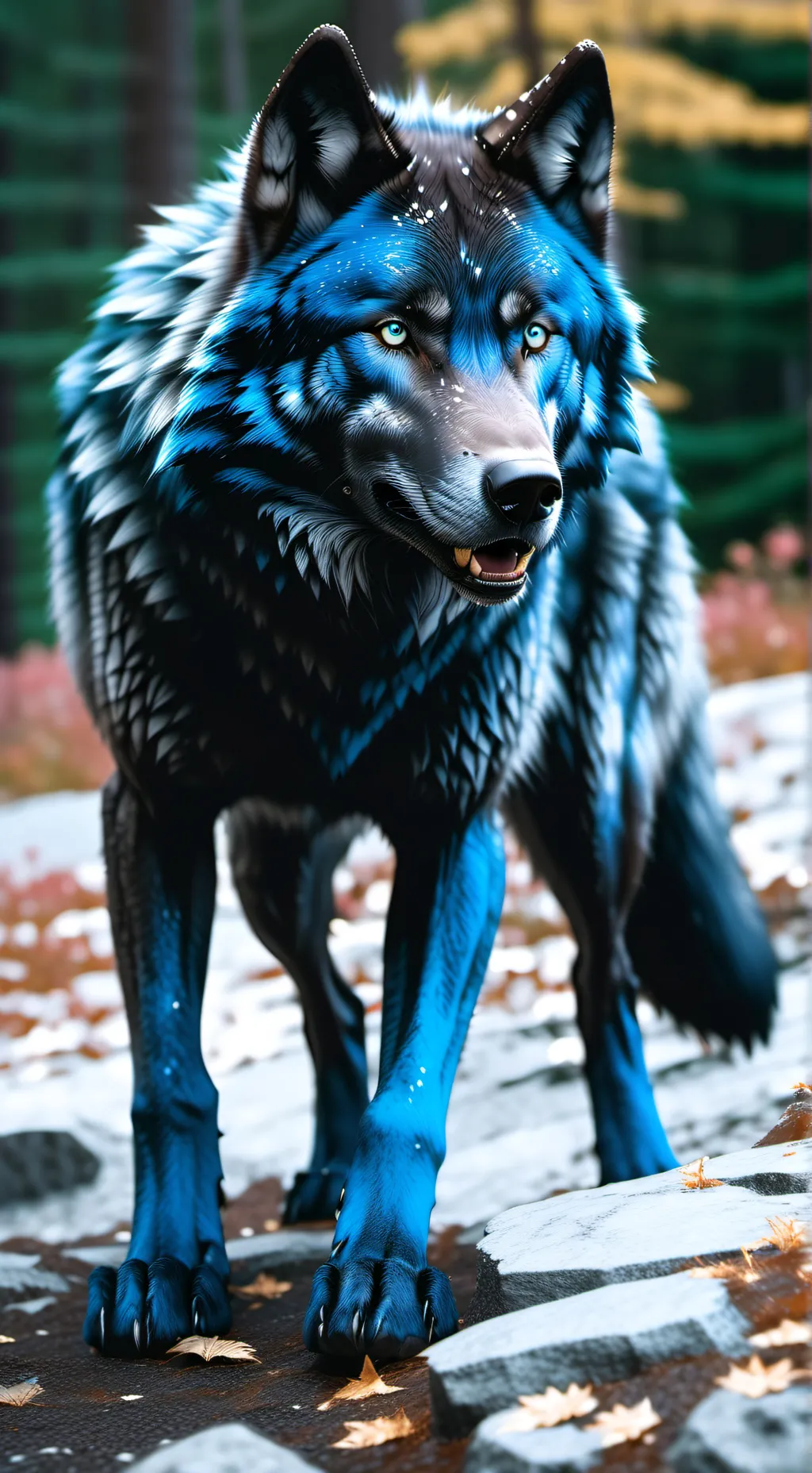 ai character: Thunder (OC) background