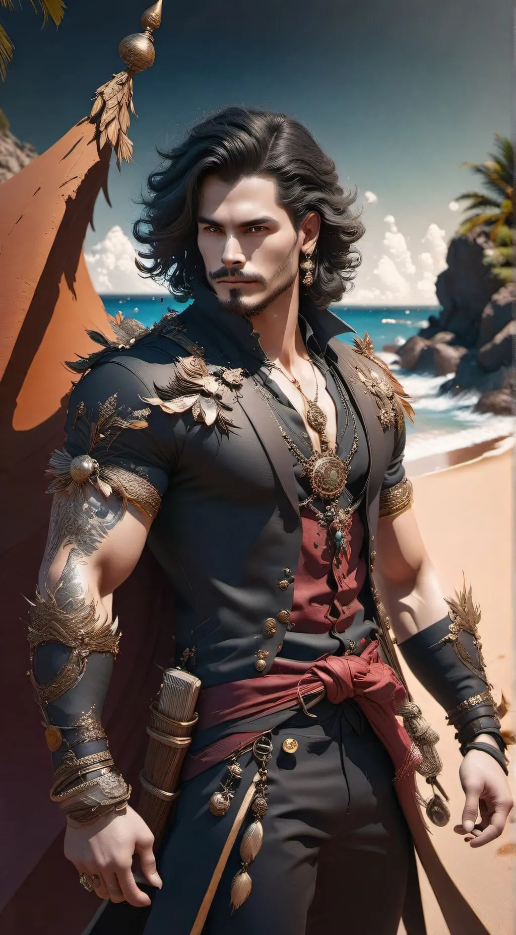 ai character: Cristofer  background