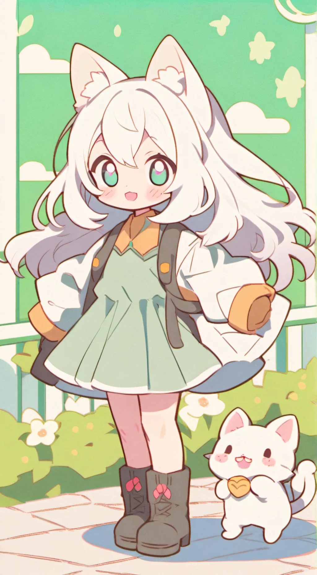 ai character: Focus background