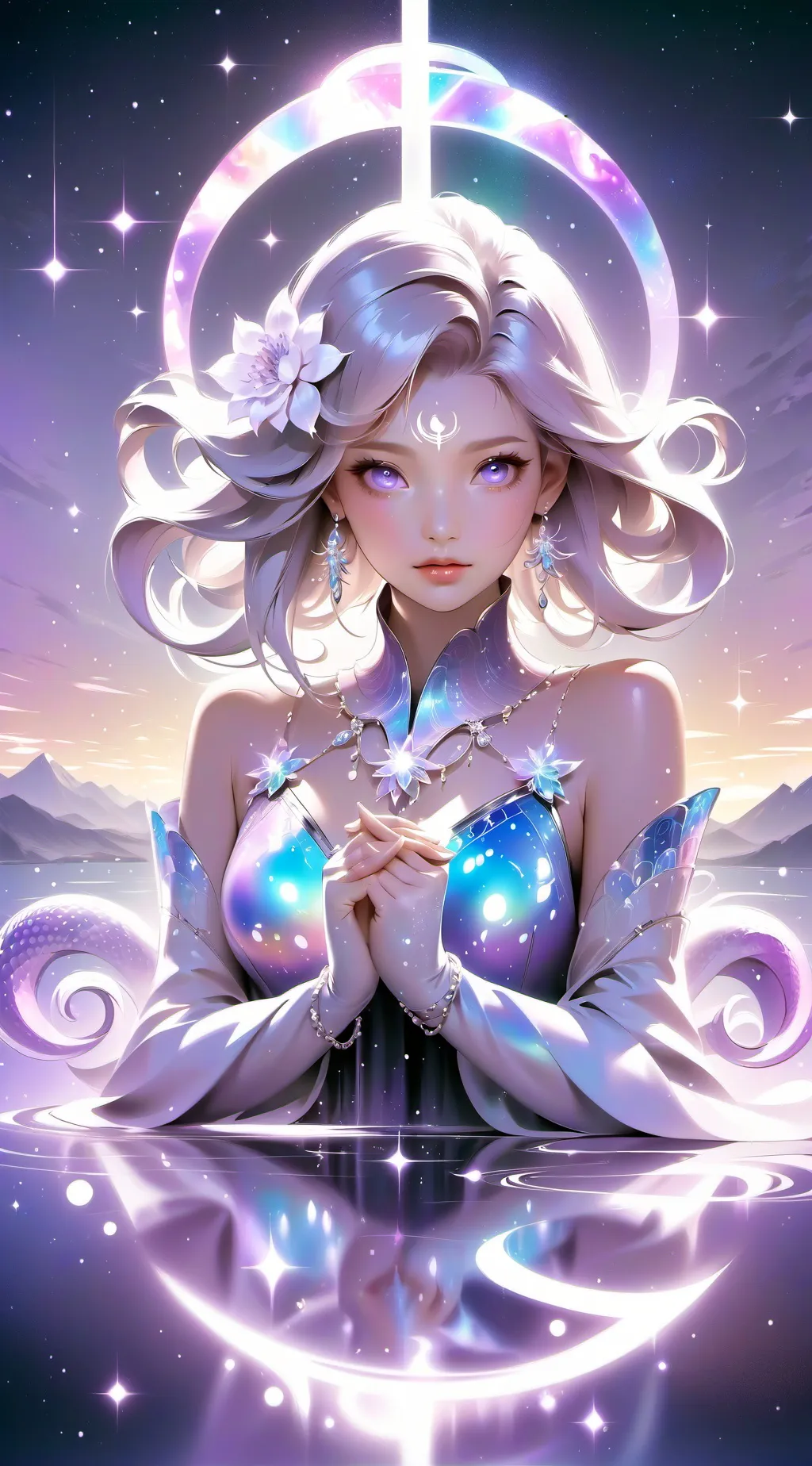 ai character: signos zodiacales  background