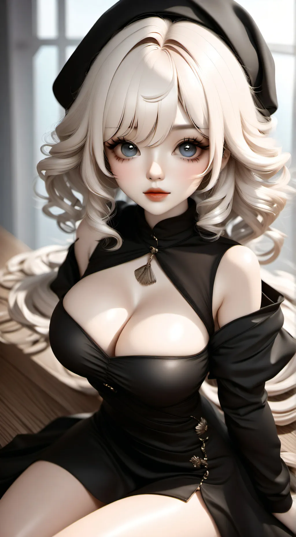 ai character: cute girl 5 background