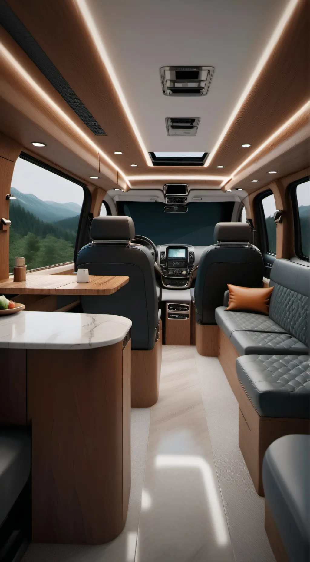 ai character: Country Road trip background