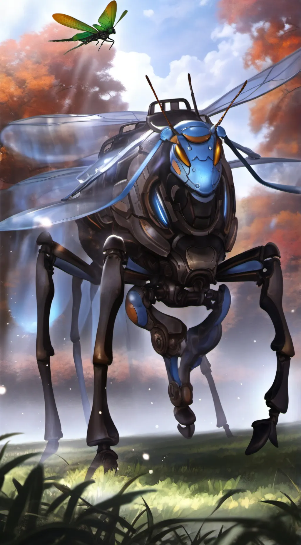 ai character: Aria background