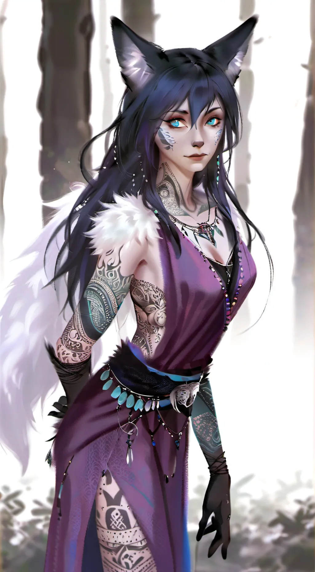 ai character: Silva background