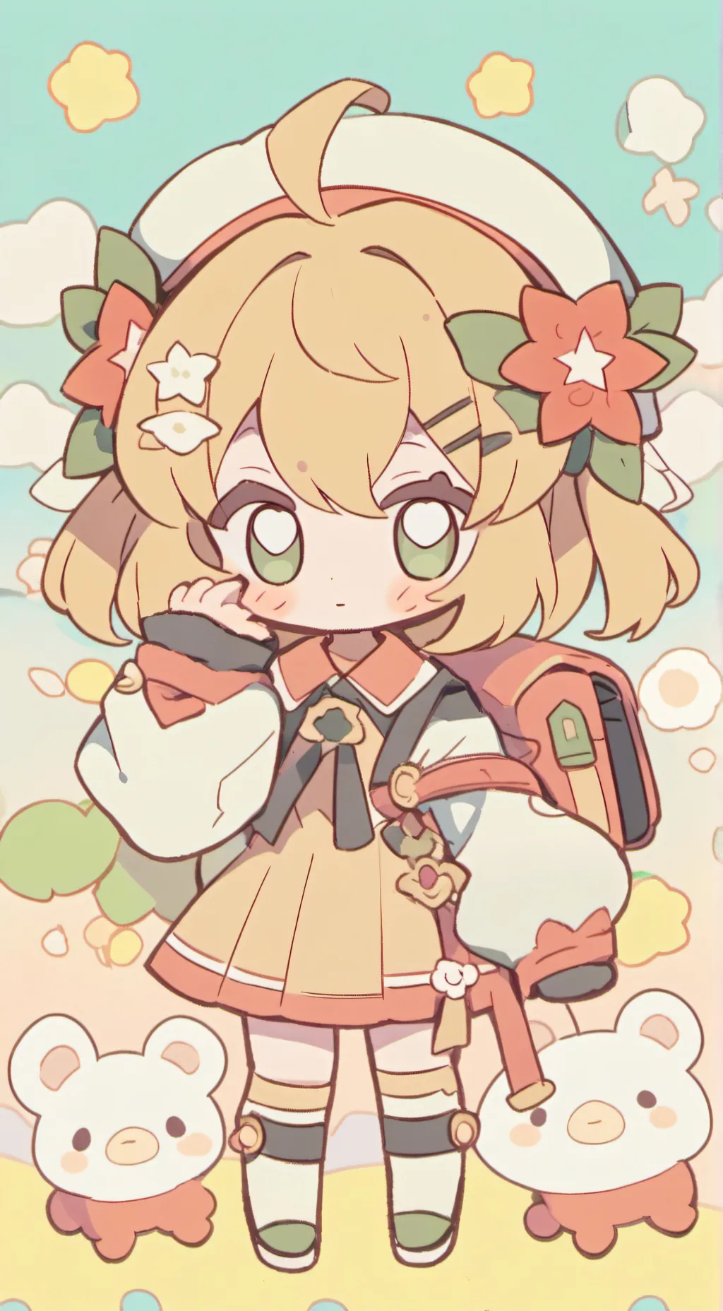 ai character: Сэнди background