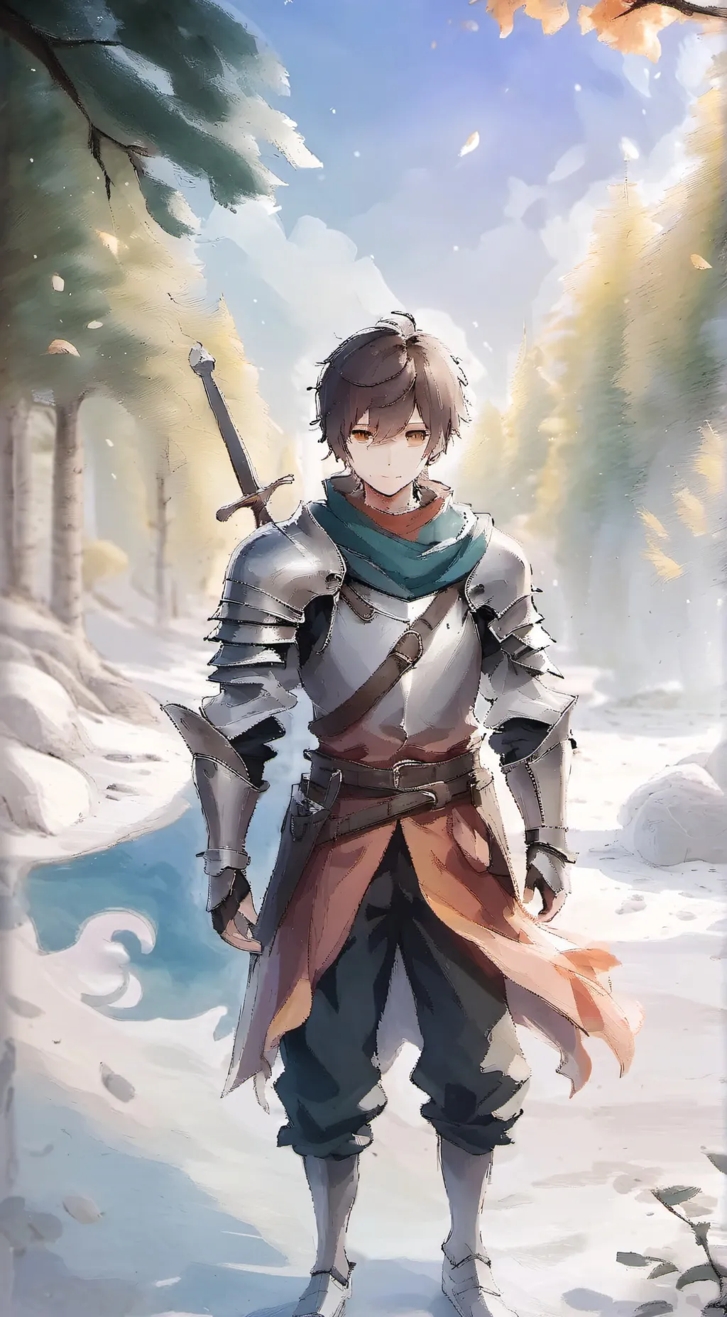 ai character: Knight  background