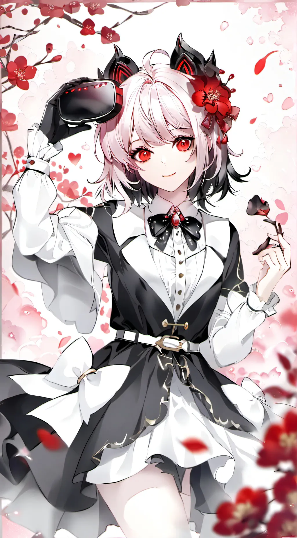 ai character: VR headset  background