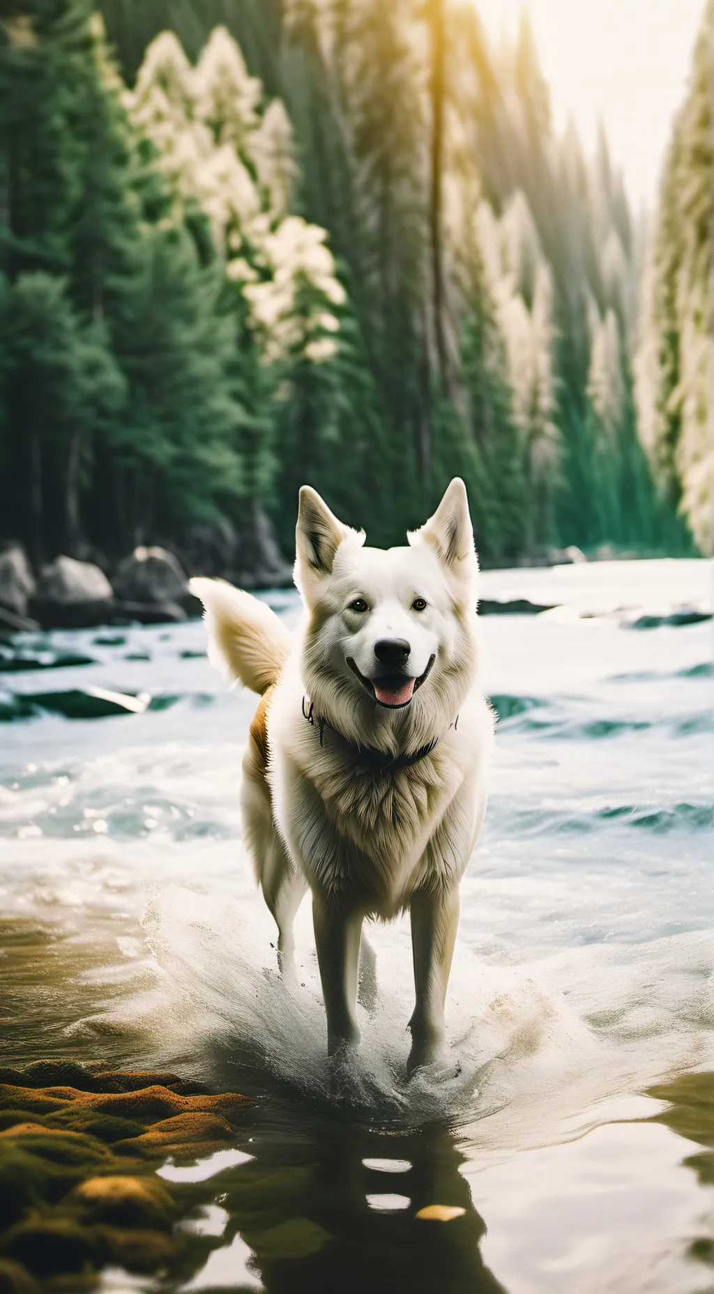 ai character: dog background