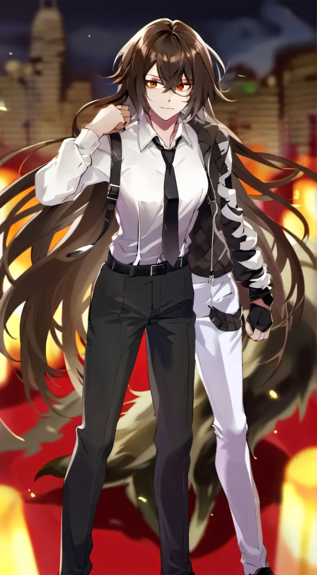 ai character: Rose background