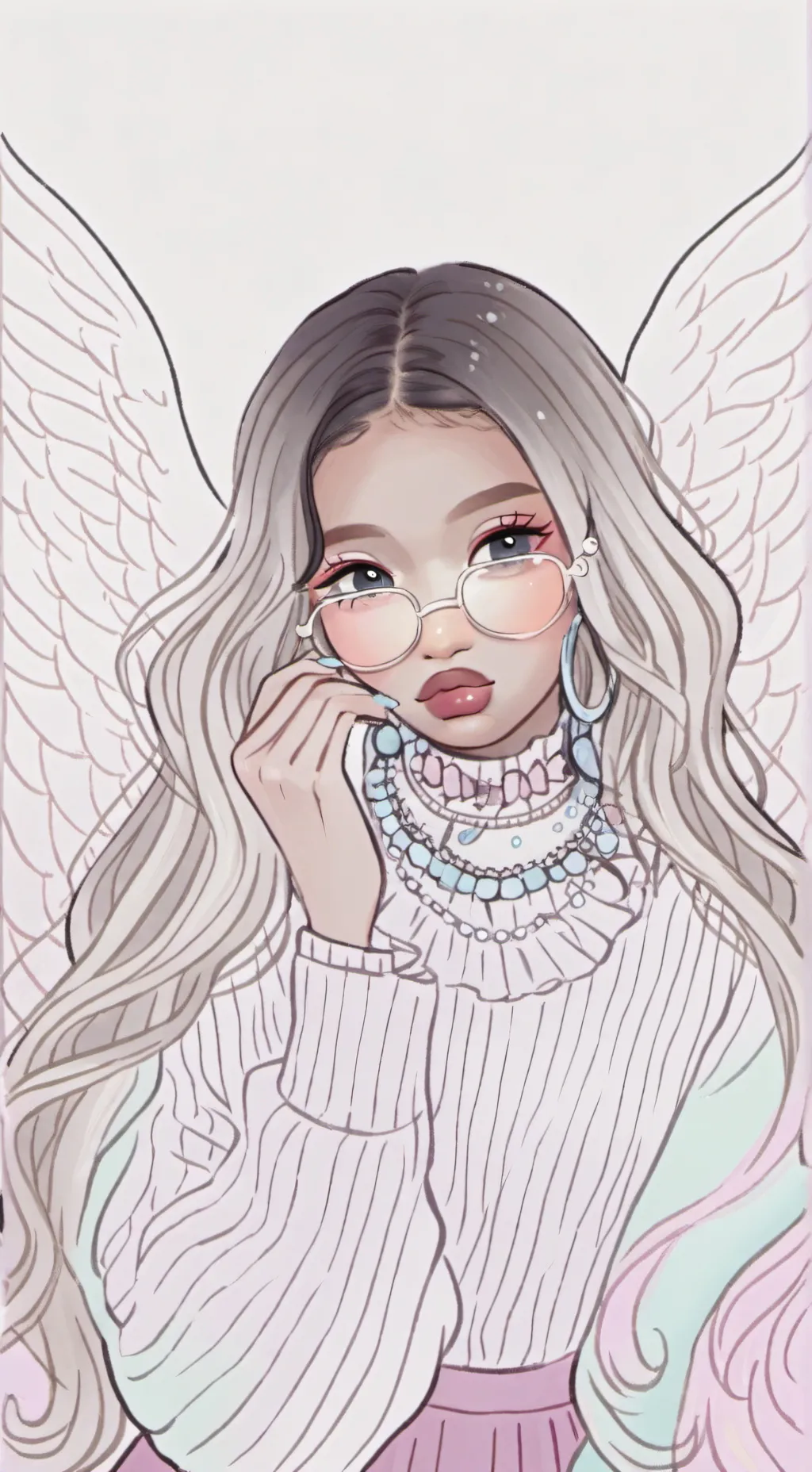 ai character: Amelie  background