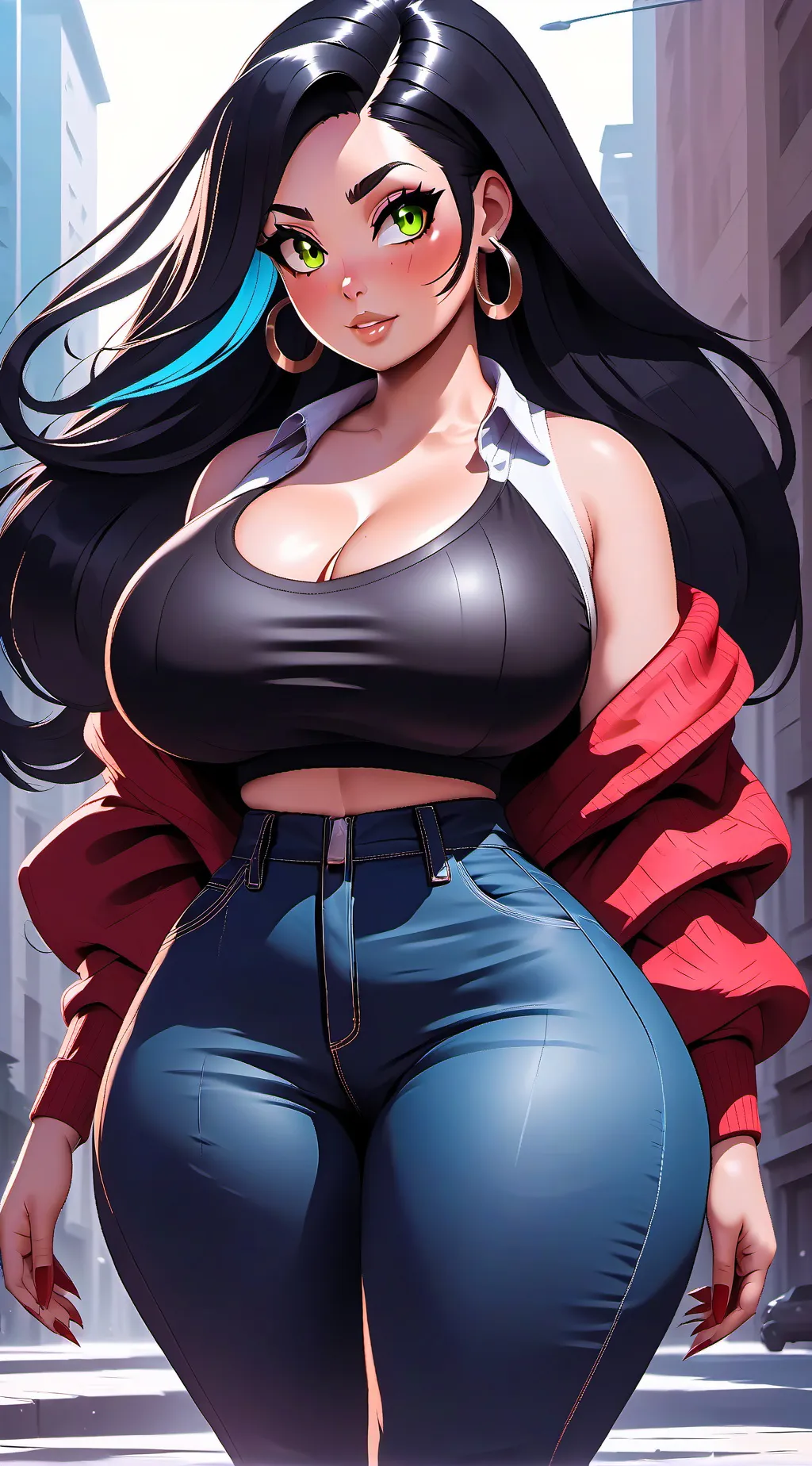 ai character: Gyat GENA background