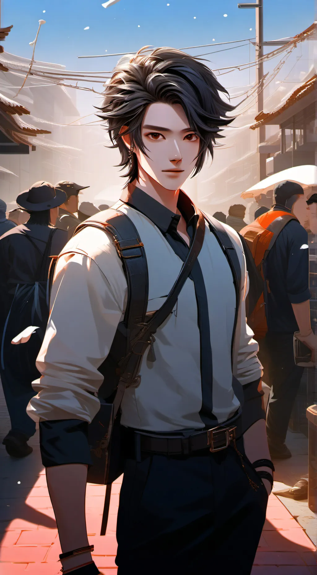 ai character: Óscar background