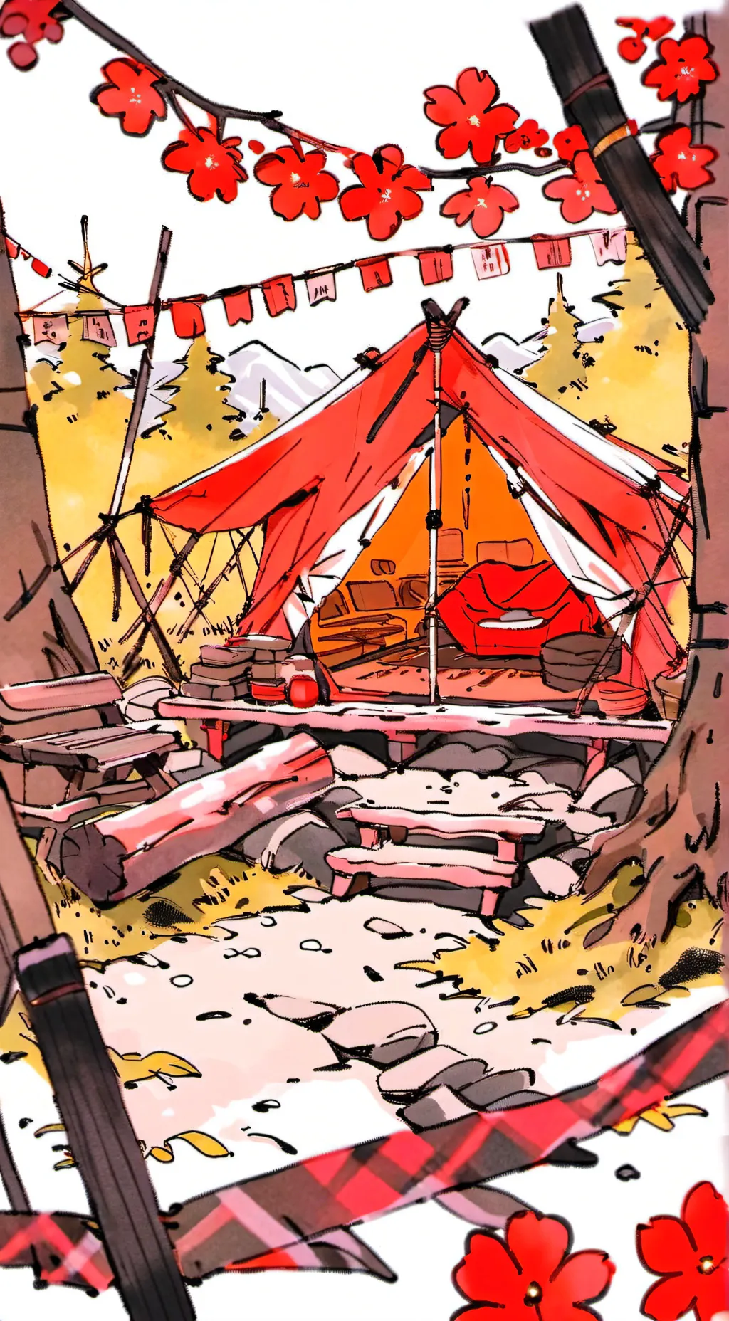 ai character: MHA field trip background