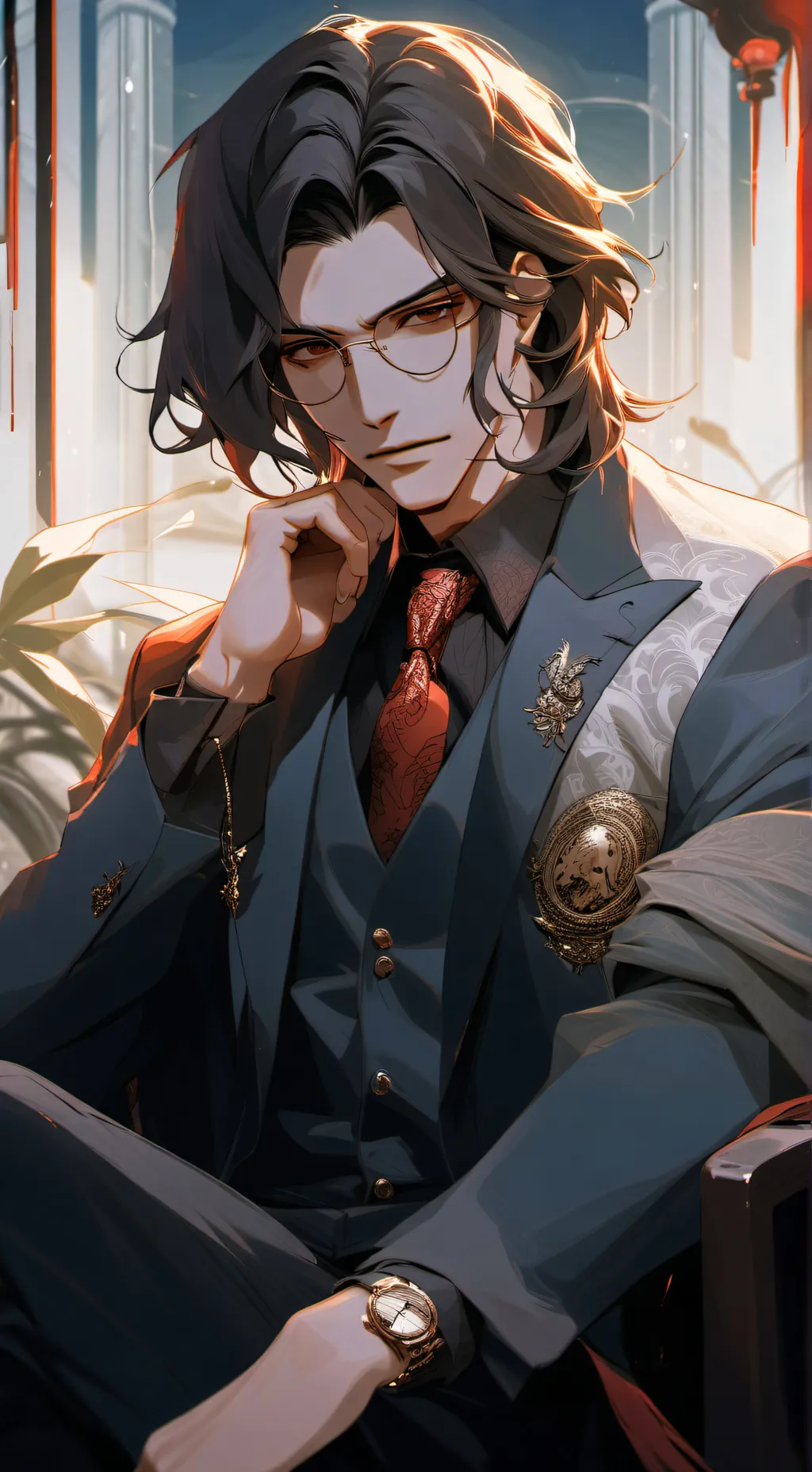 ai character: Виктор background