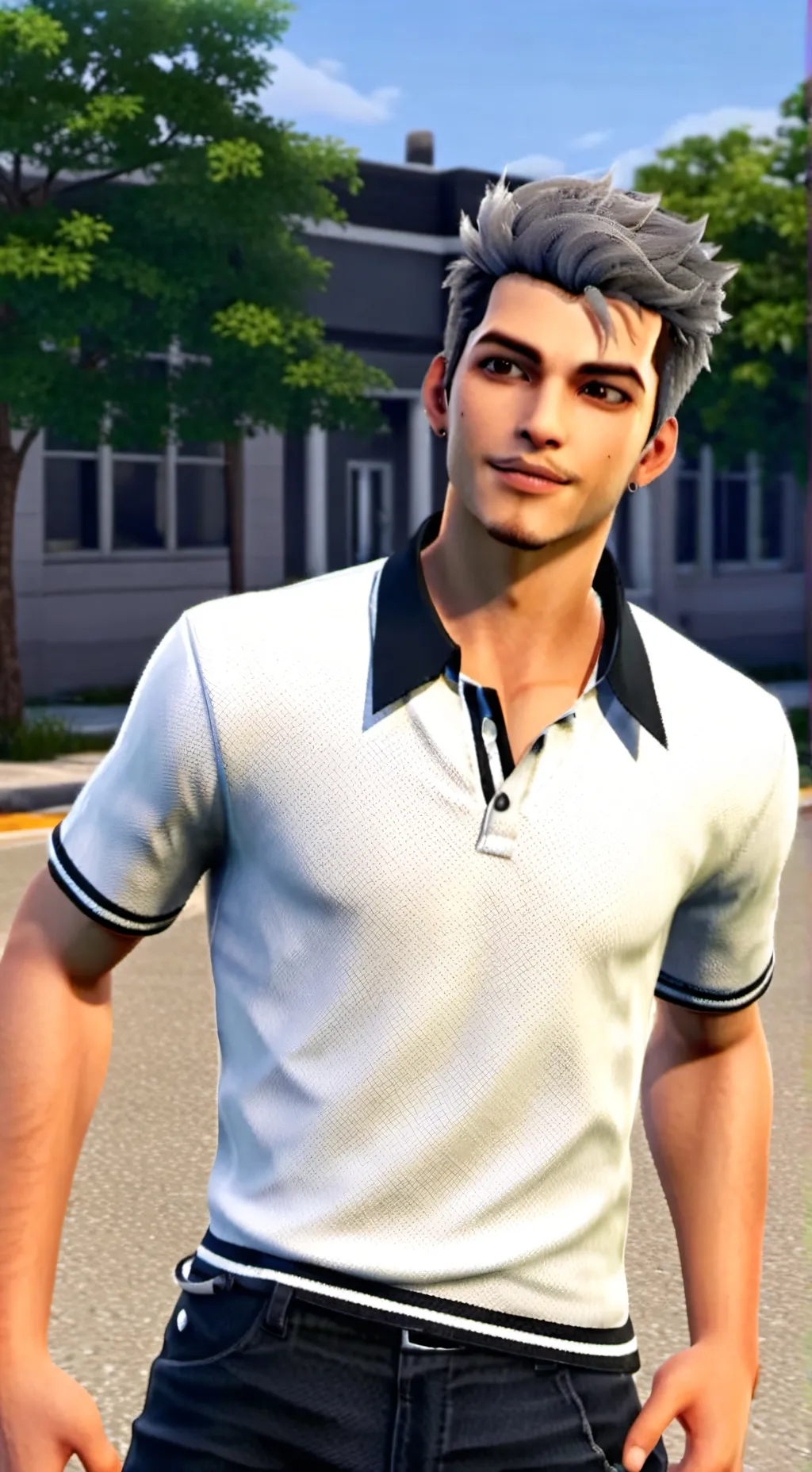 ai character: Max background