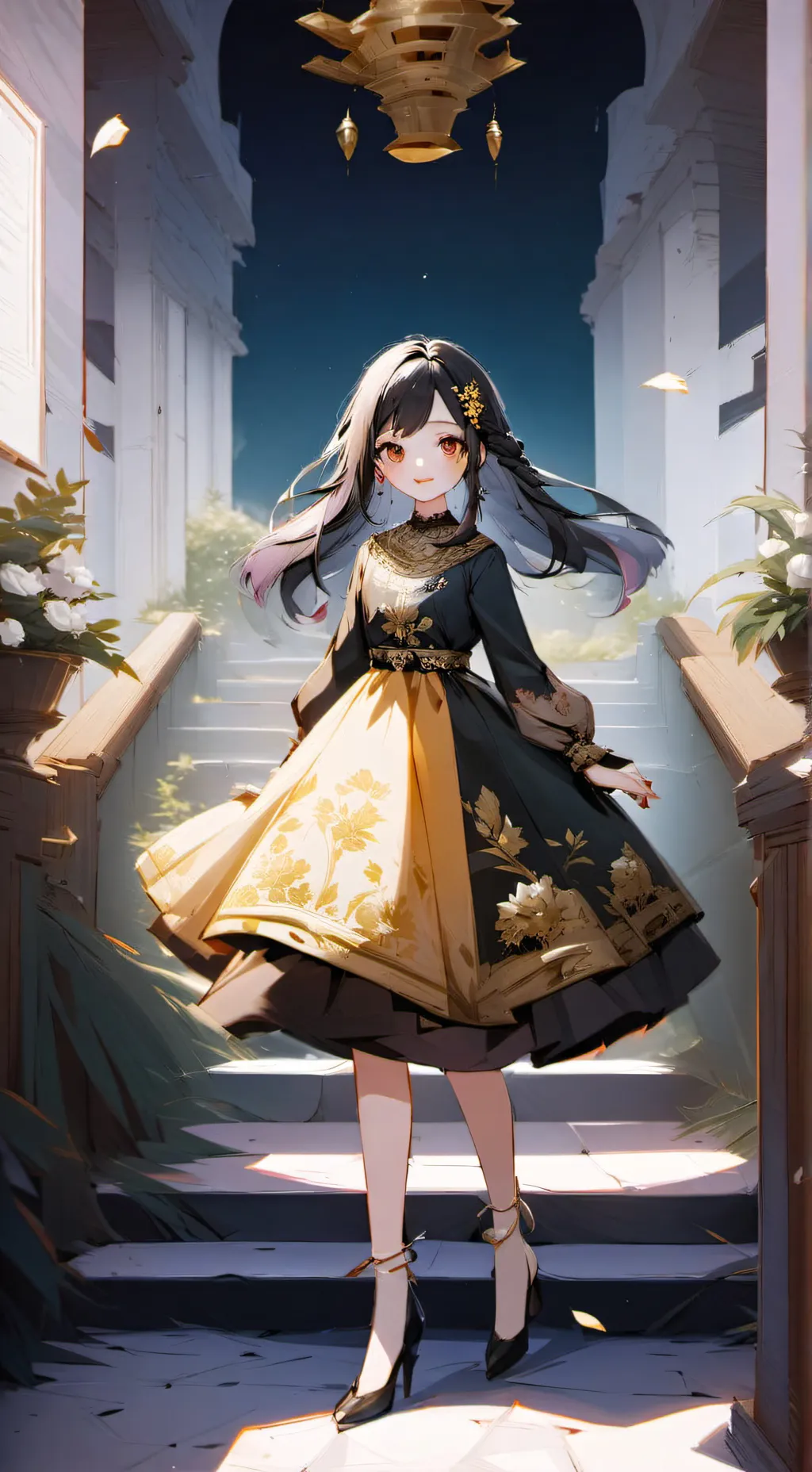 ai character: Kayla and Andrew  background