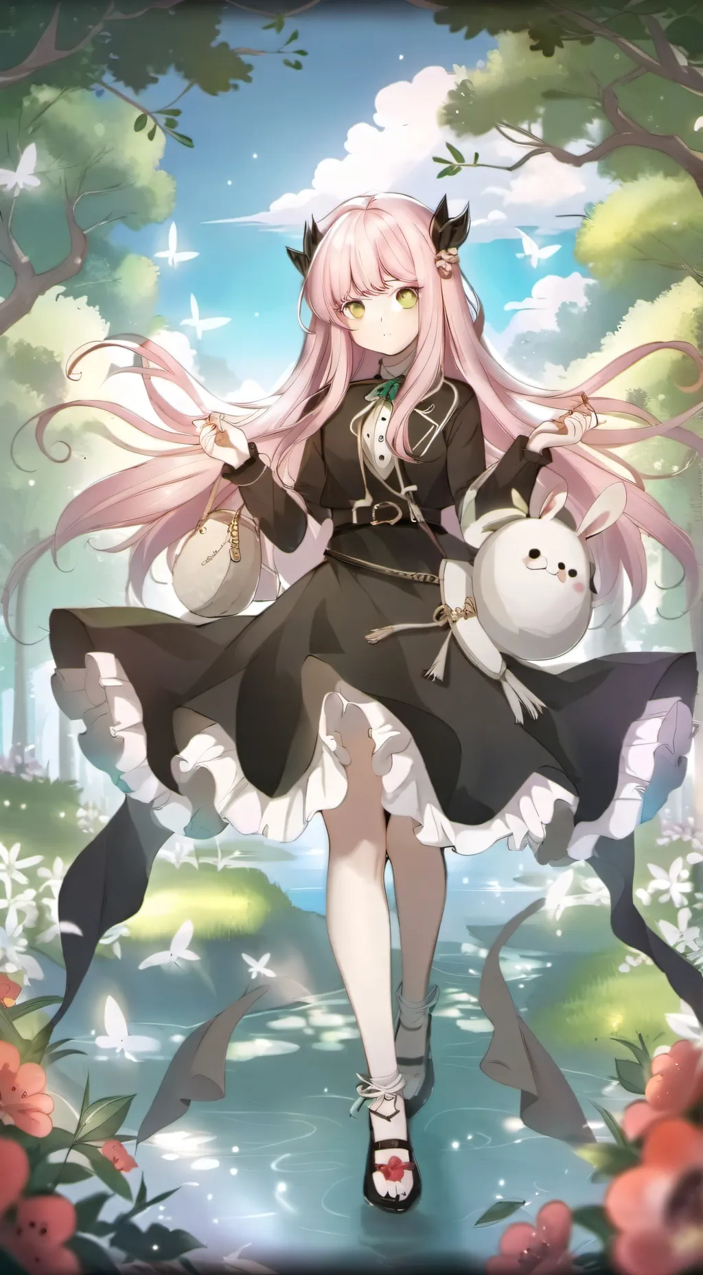 ai character: leilão✌🏼❤ background