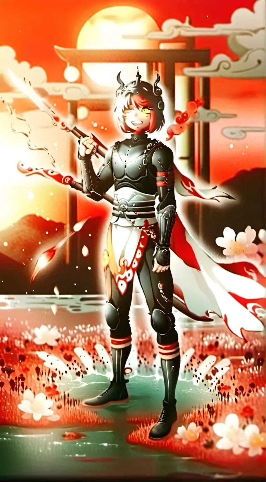 ai character: sus devil background