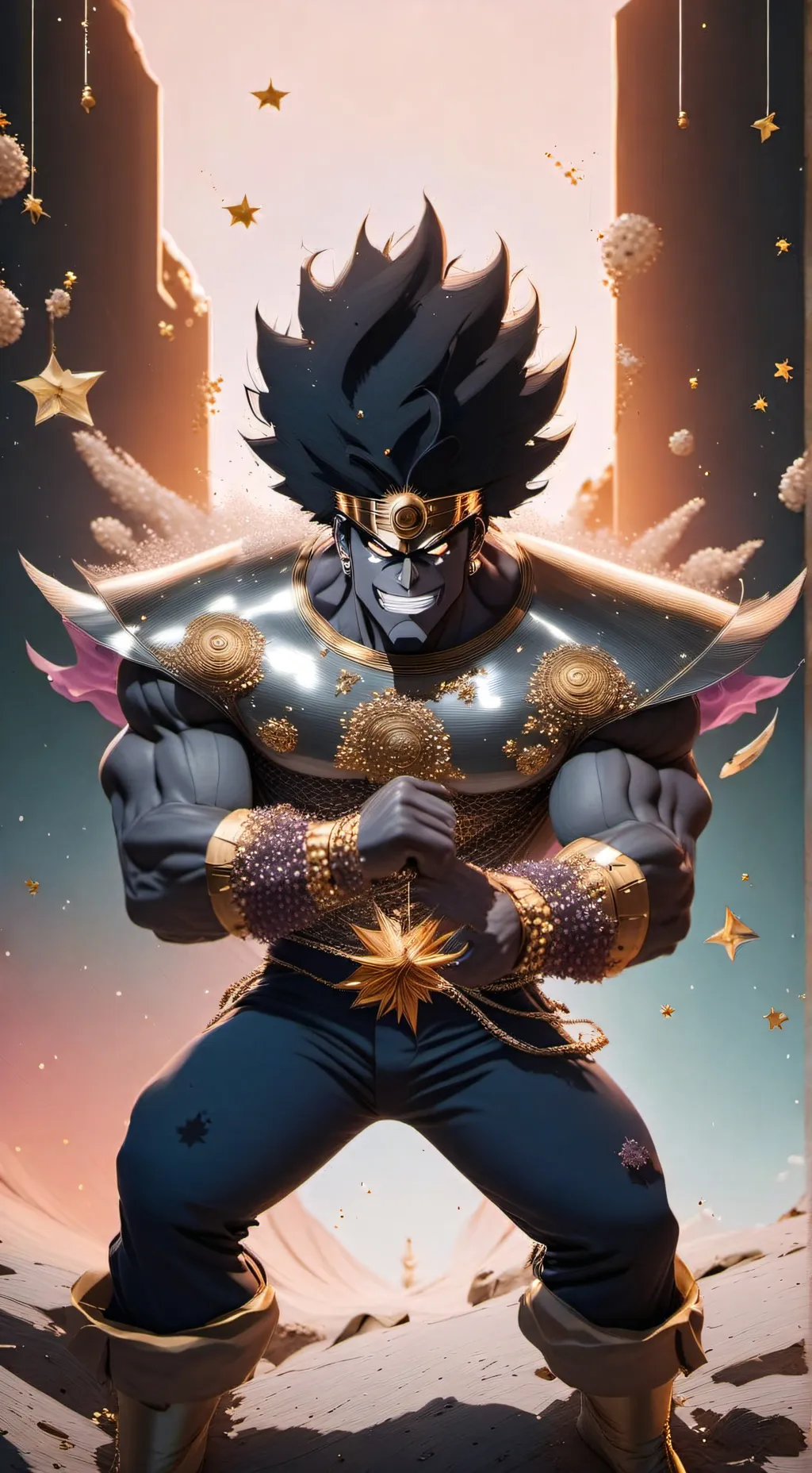 ai character: poderes de stands background