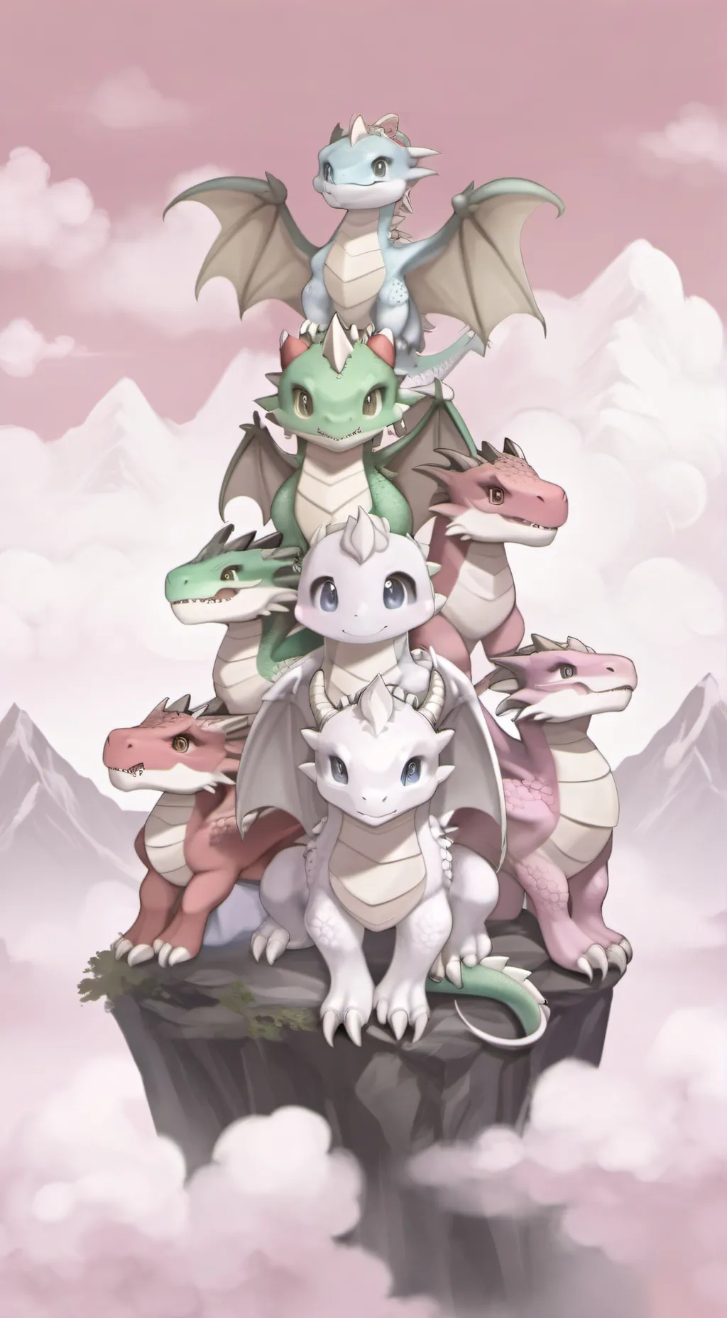 ai character: Wof alternate uni background