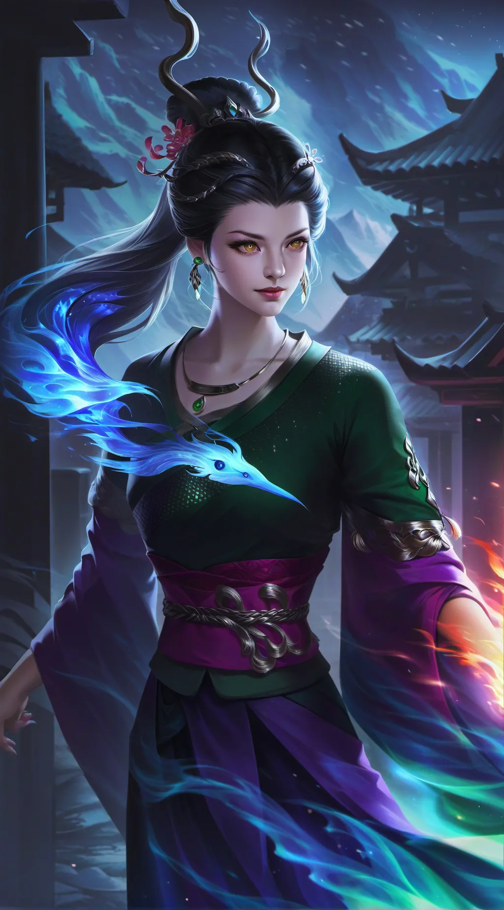 ai character: Seraphina background