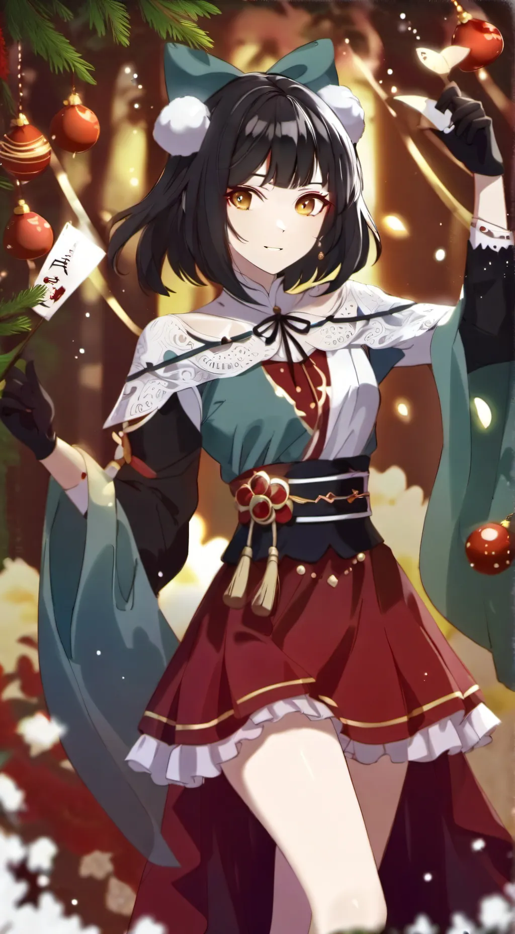 ai character: tiara  background