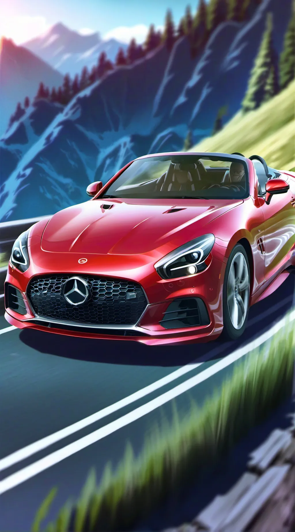 ai character: fam road trip background