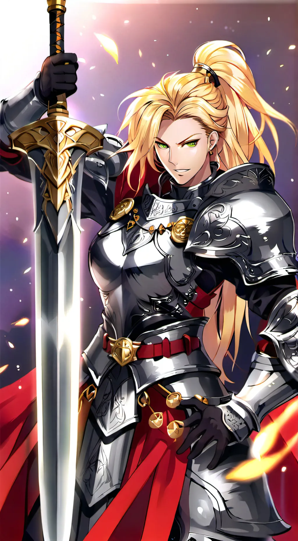 ai character: Ellora lioness. background