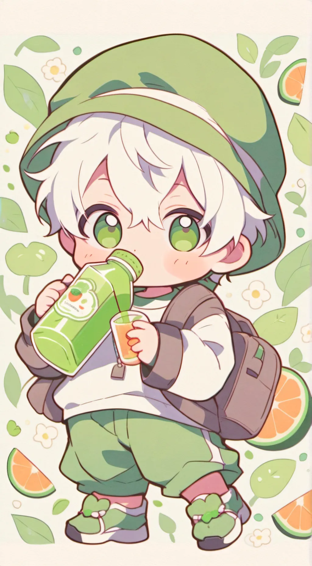 ai character: Vine background