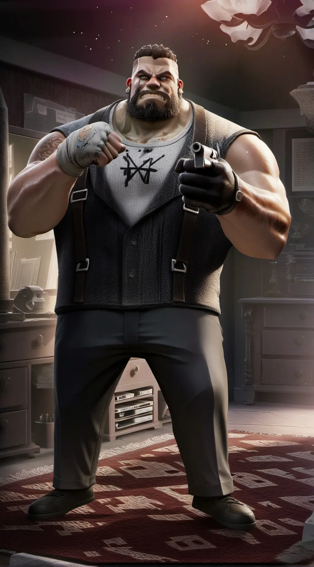 ai character: bad wolf background