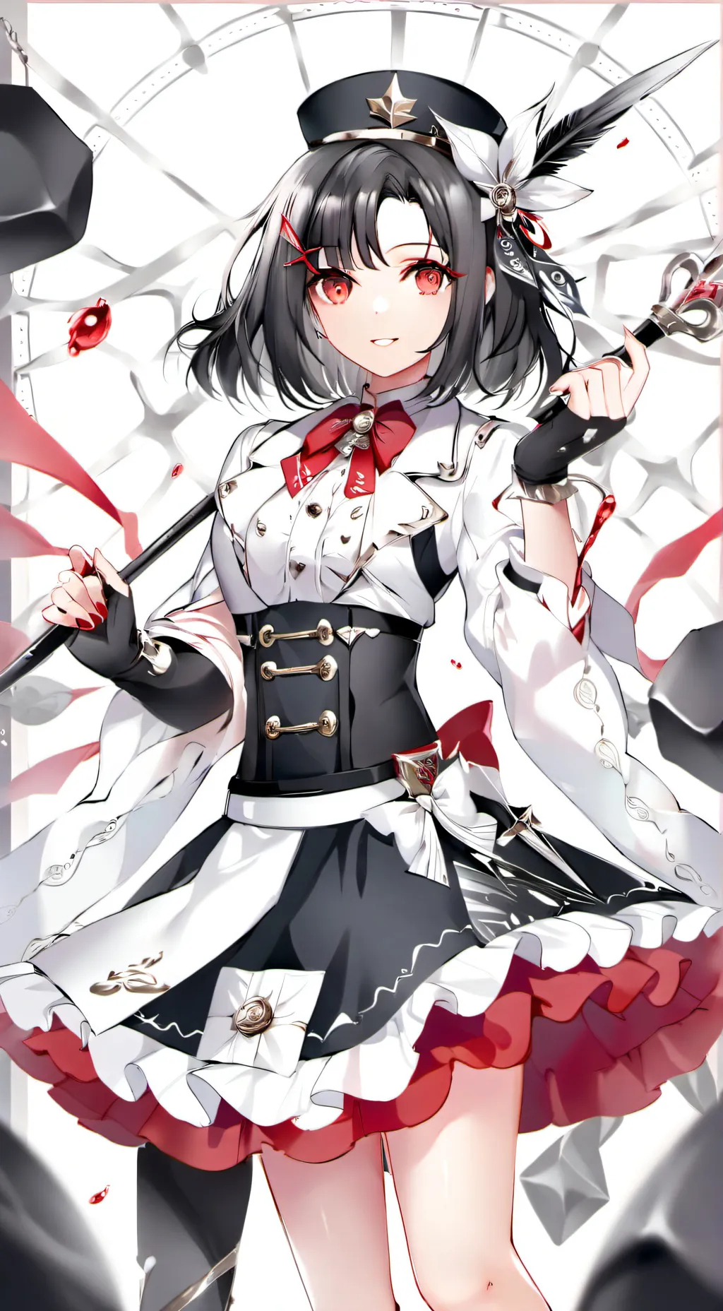 ai character: Manuela  background