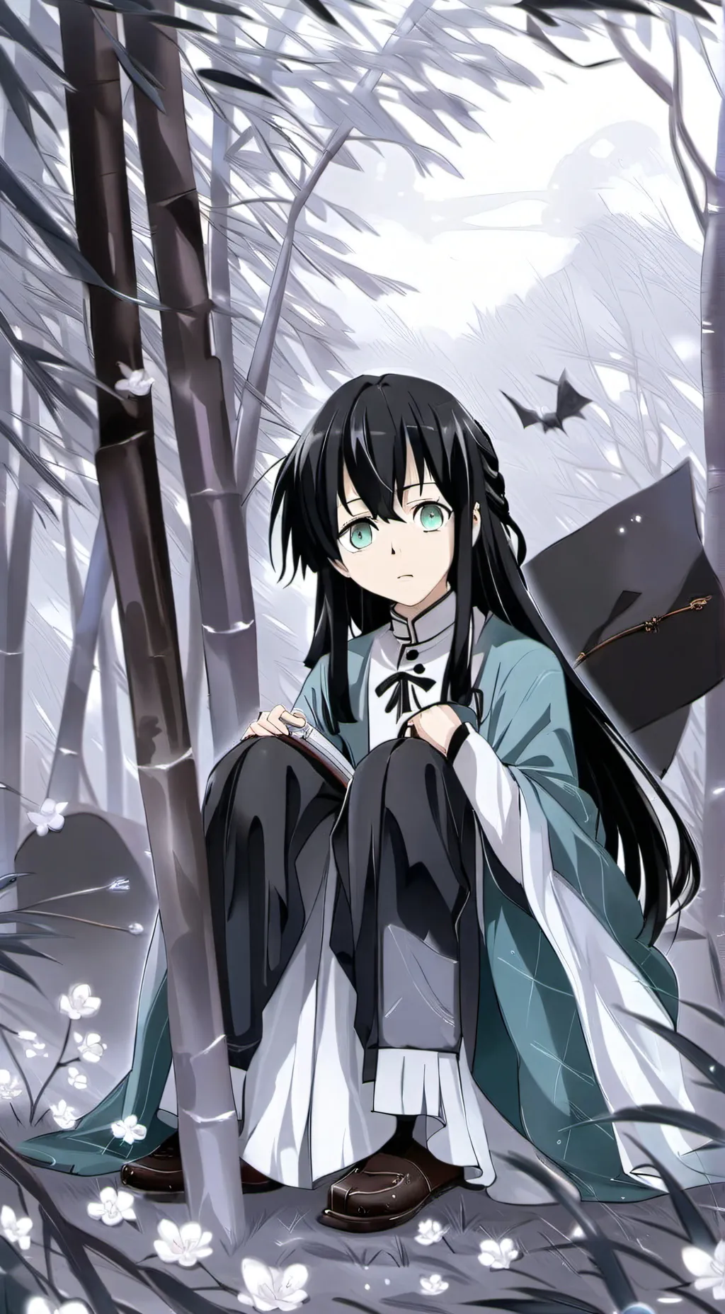 ai character: muichiro background