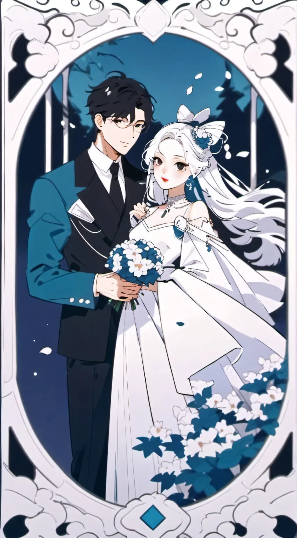 ai character: aurora background