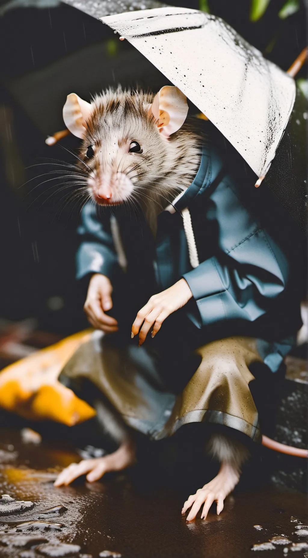 ai character: mouse background