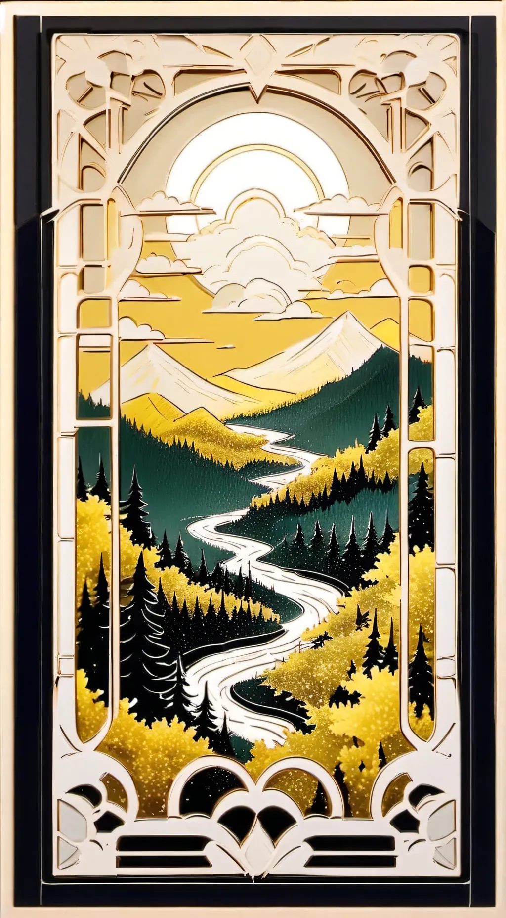 ai character: Bill cipher background