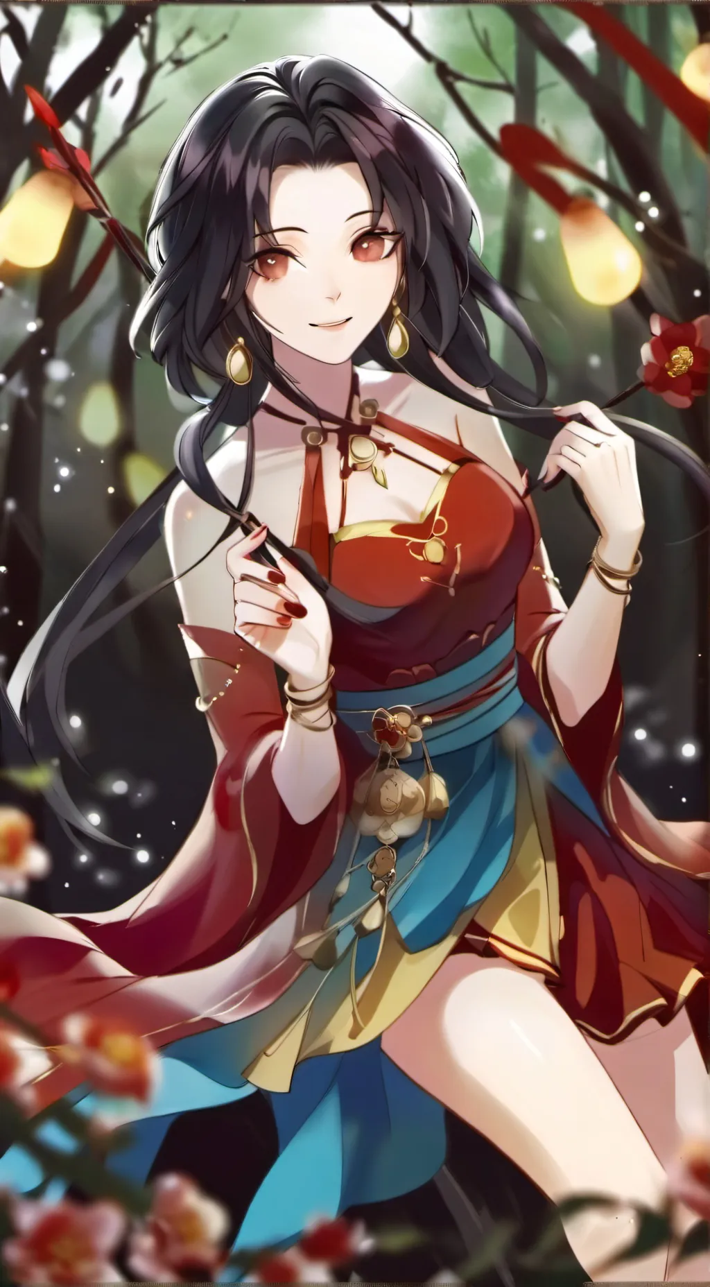 ai character: Jefa de trabajo  background