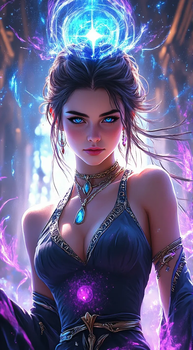 ai character: luna background