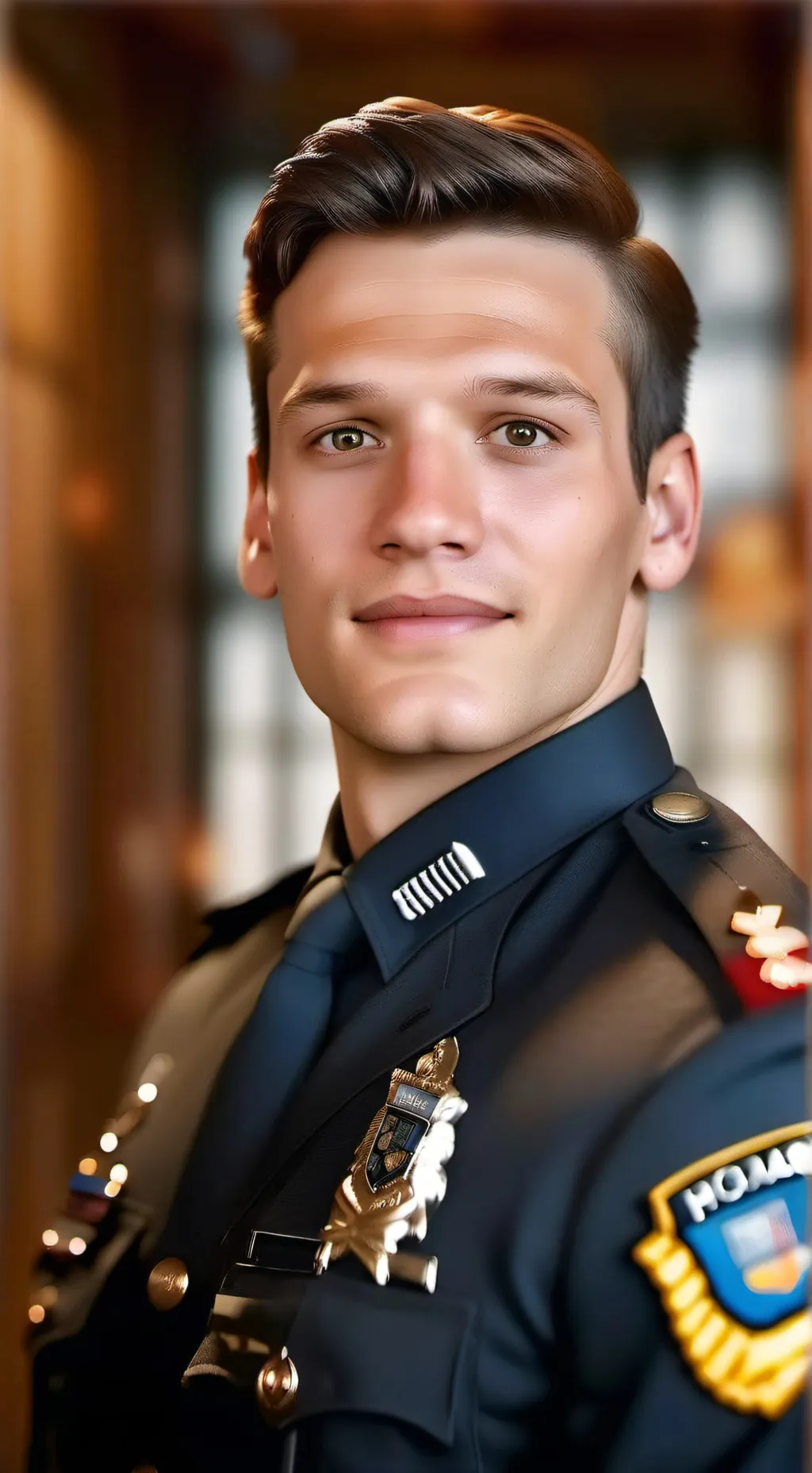 ai character: officer rex background