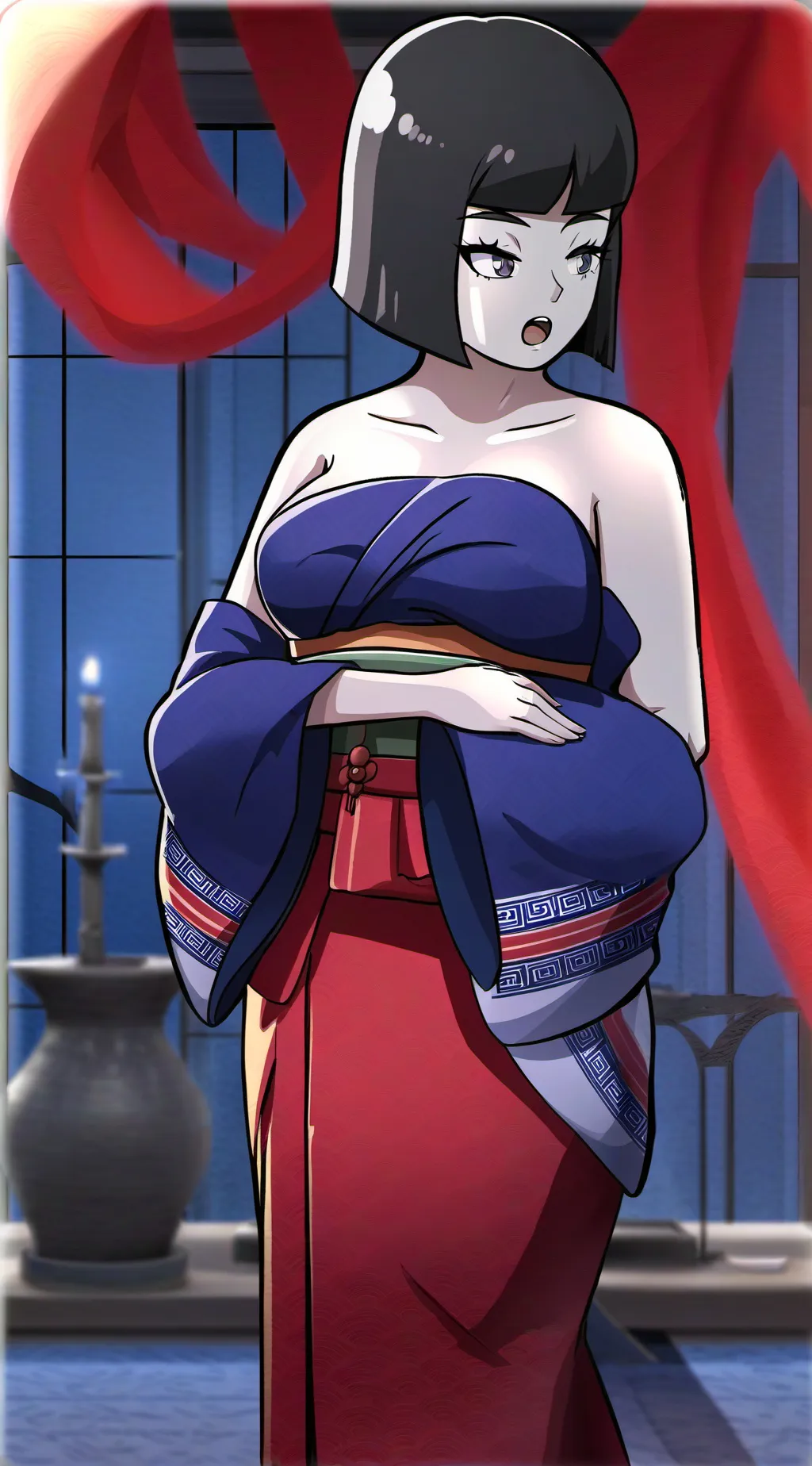 ai character: Veronica  background