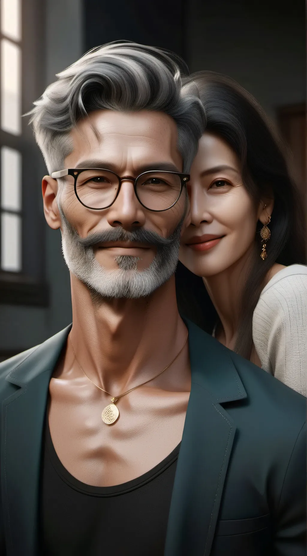 ai character: Dadxmom background