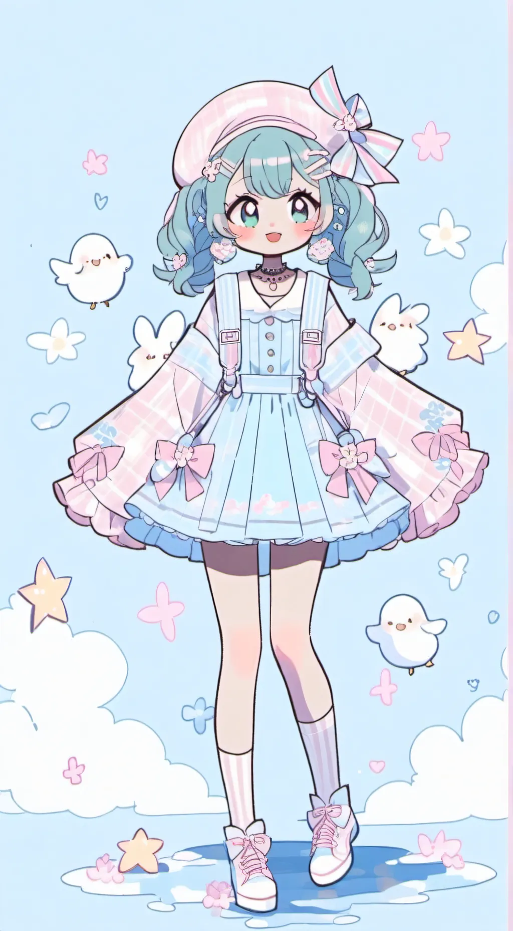 ai character: luna background