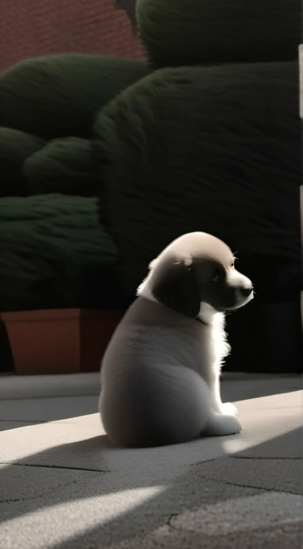 ai character: Paper hag background