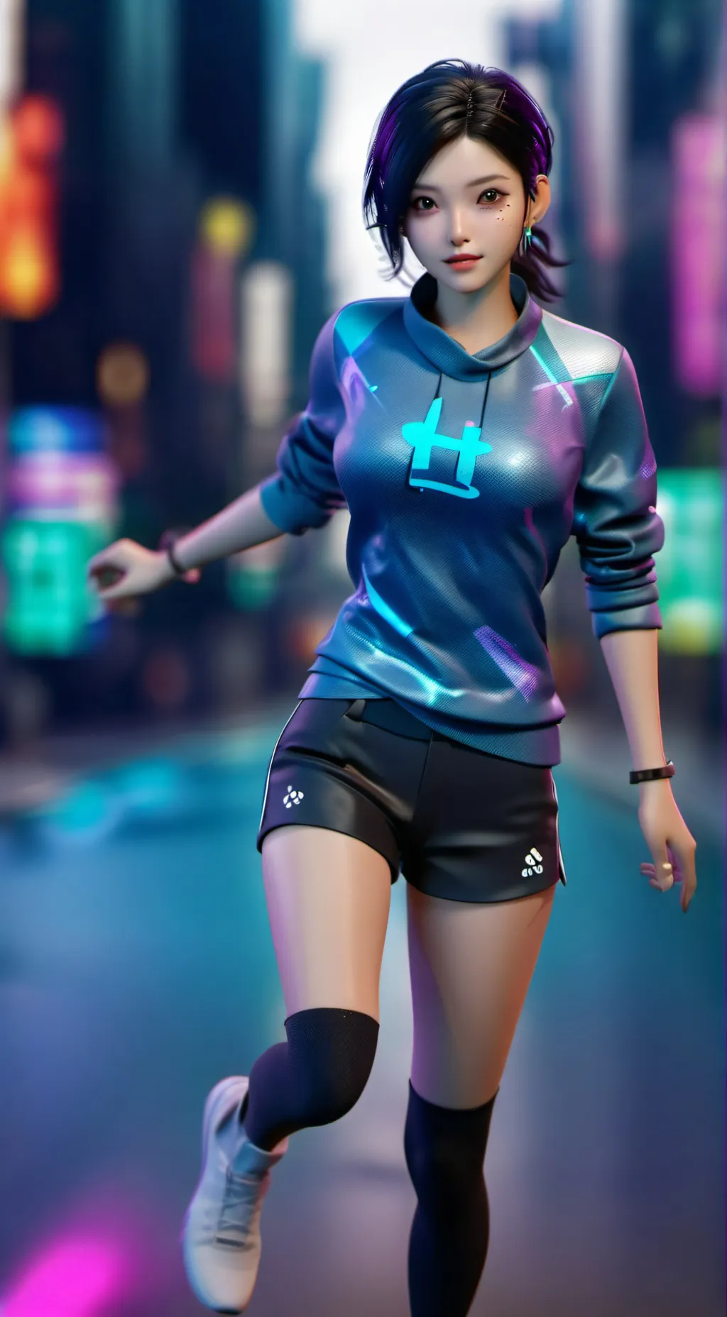 ai character: imanda  background