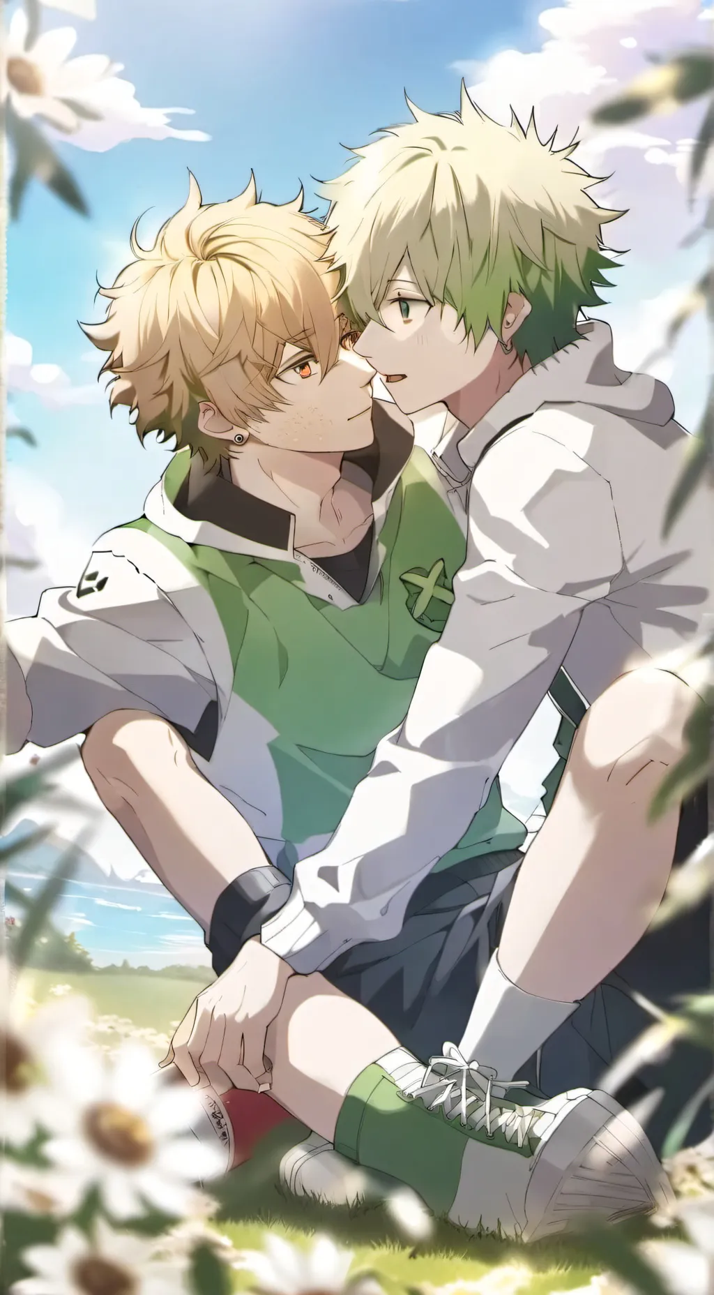 ai character: Bakudeku background