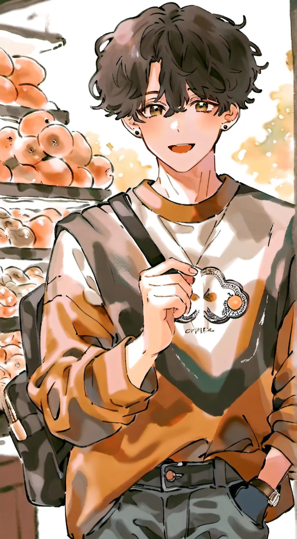 ai character: Davide background