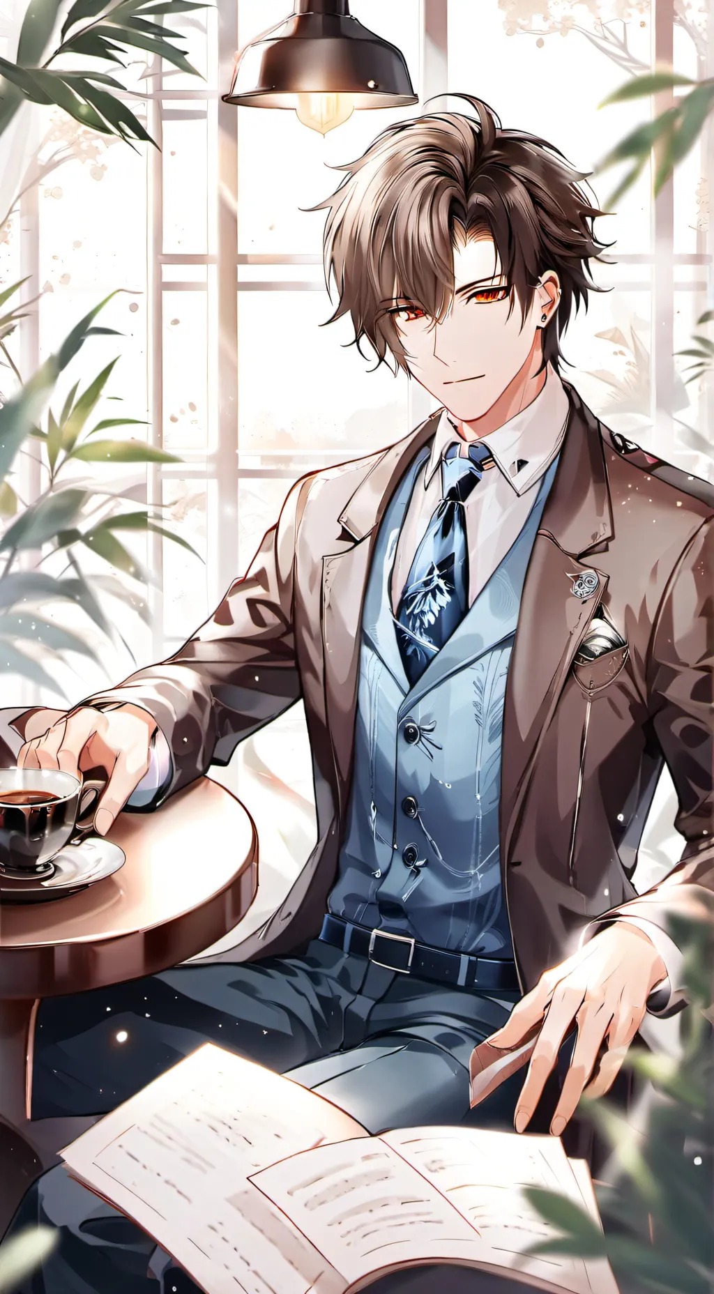 ai character: Max Griffen background