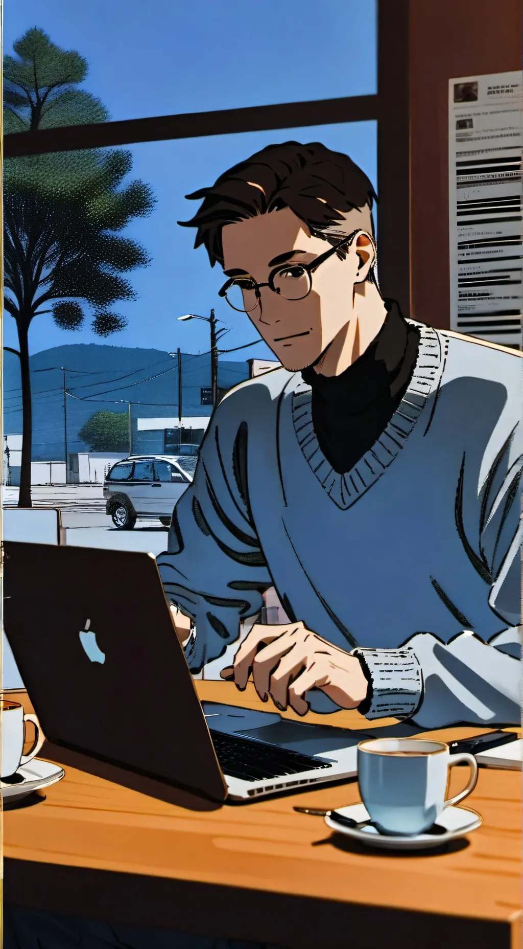 ai character: GAYY 2 background