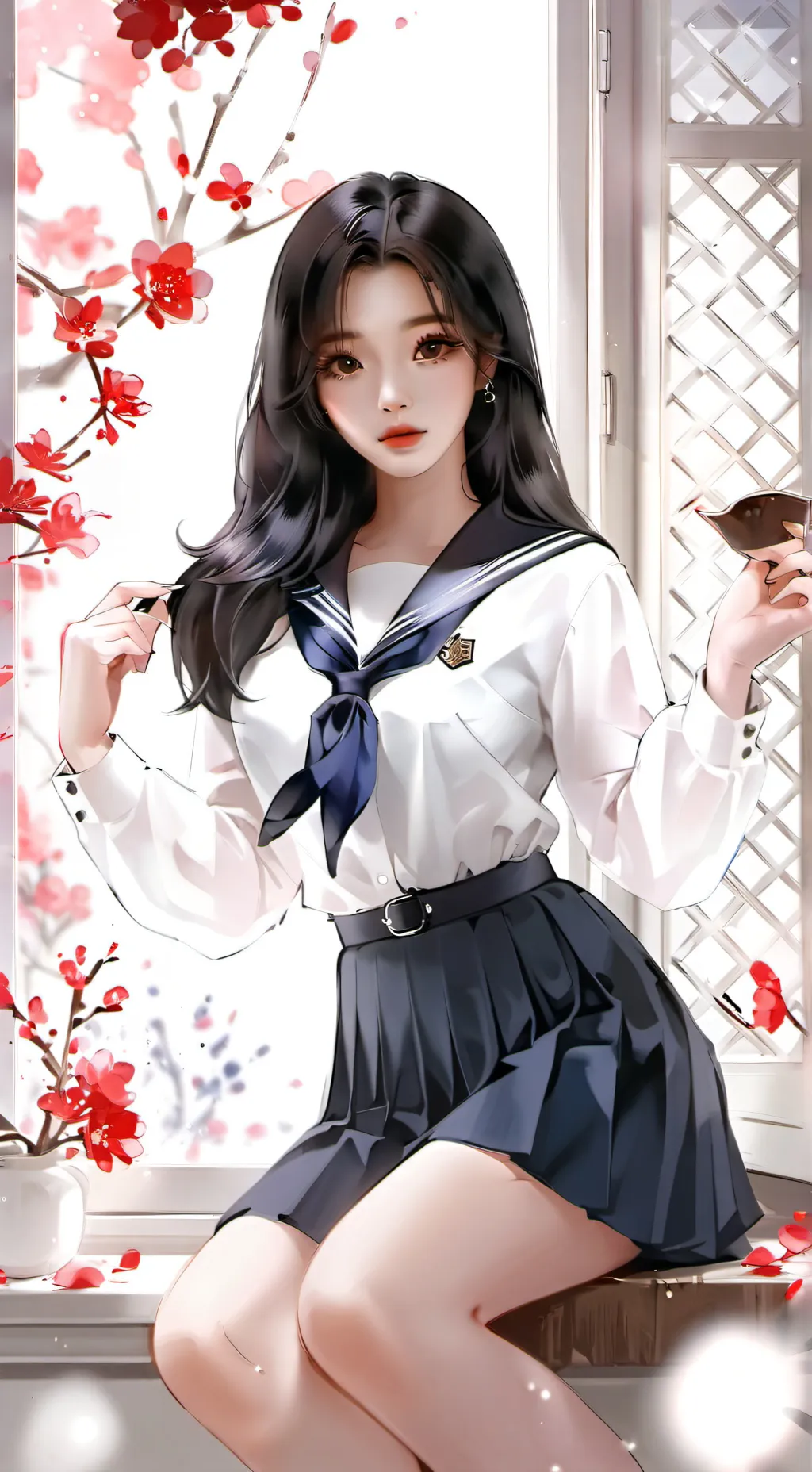 ai character: tulishele  background