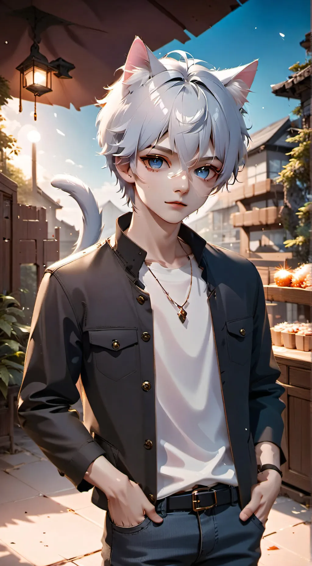 ai character: Fuyuki background